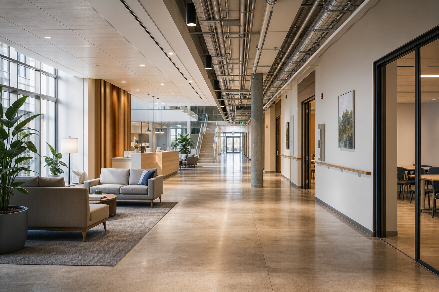 Hospitality, Healthcare and Education